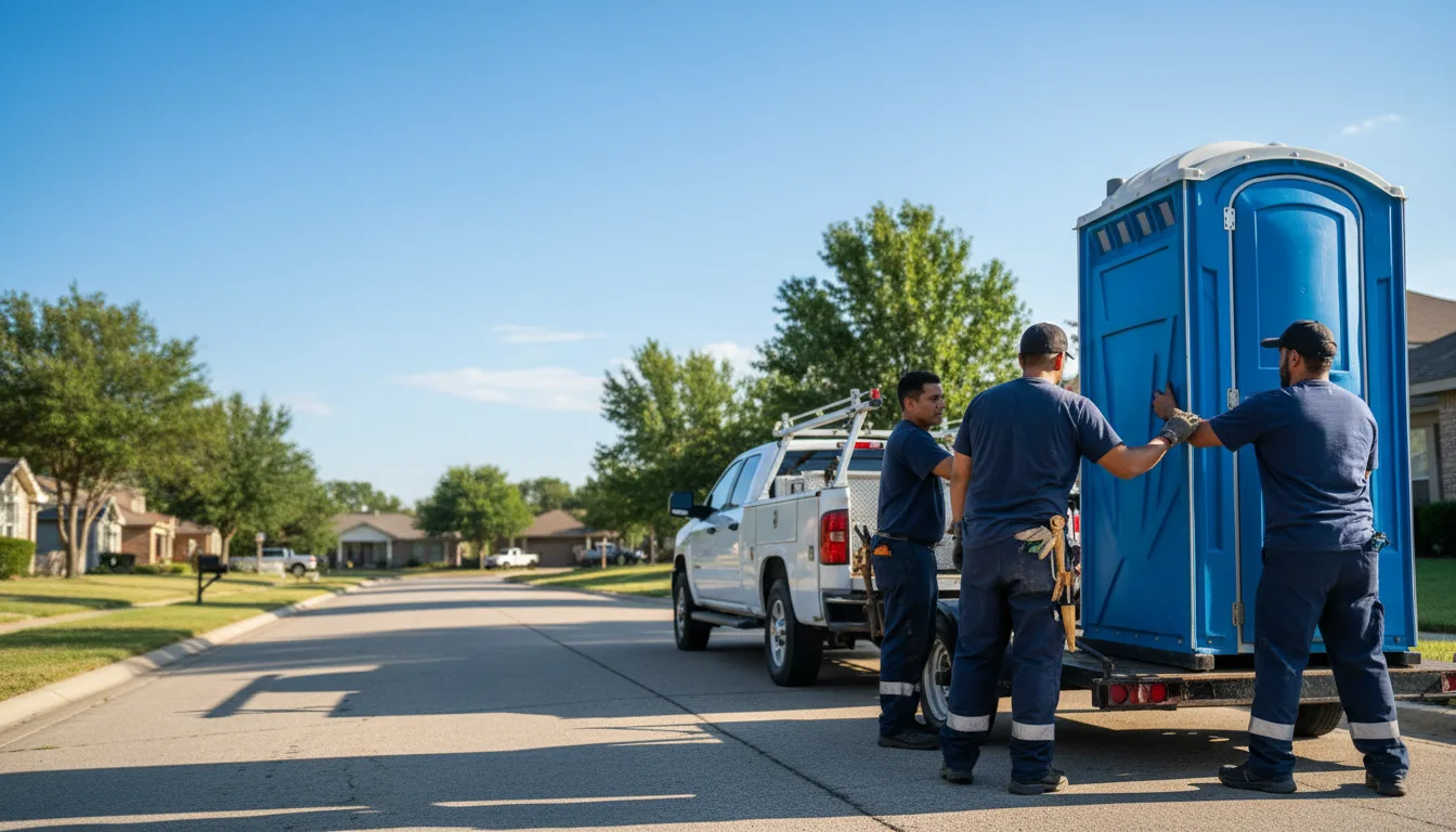 Portable Toilet Rental in Quinlan, TX near me